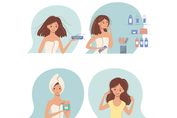 روش صحیح استفاده از بهترین ماسک مو