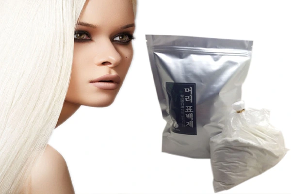 روشن کردن مو با پودر دکلره