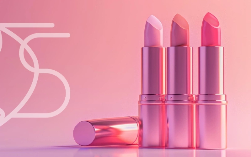 انواع رژ لب جامد تناژ صورتی