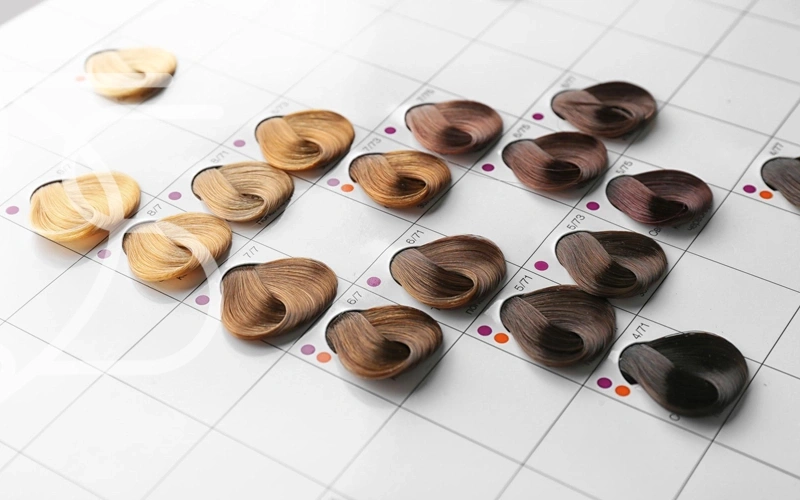 رنگ موی طبیعی بدون دکلره