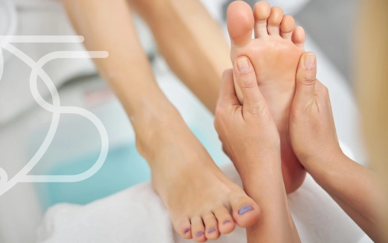 فرایند ماساژ در پدیکور