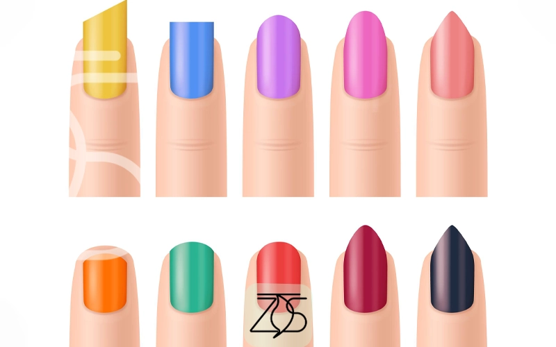 انواع مدل های کاشت ناخن