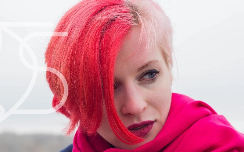 رنگ مو فانتزی قرمز