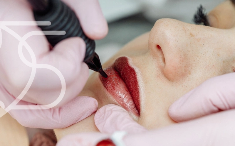 مراحل رژلب دائم