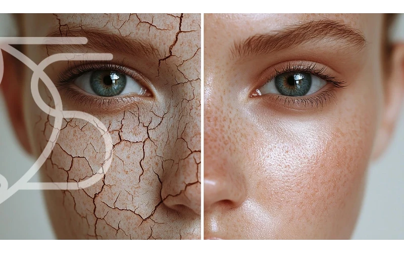 مرطوب سازی پوست خشک