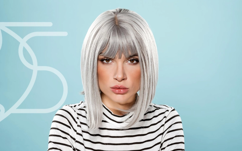 موی طوسی رنگ