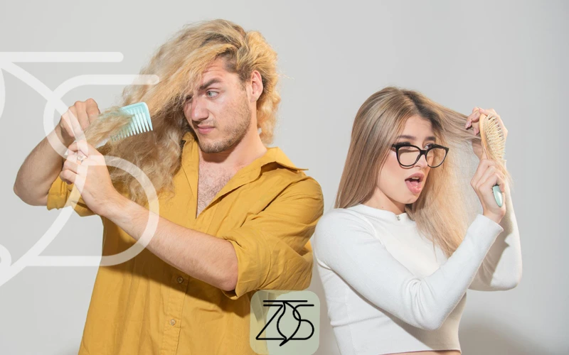 ریزش مو بعد از دکلره