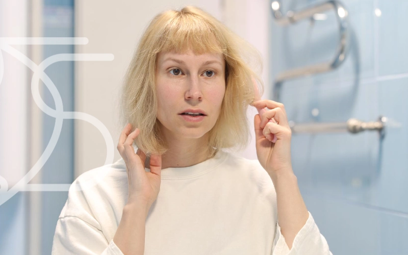 رفع آسیب موهای دکلره شده