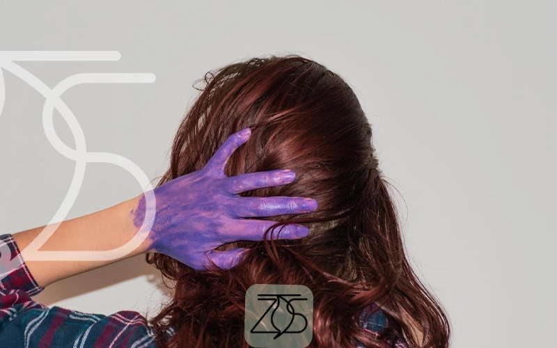 پاک کردن رنگ مو از روی دست